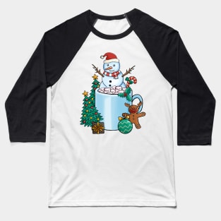 Cute and Lovely Animals with Christmas Vibes Baseball T-Shirt